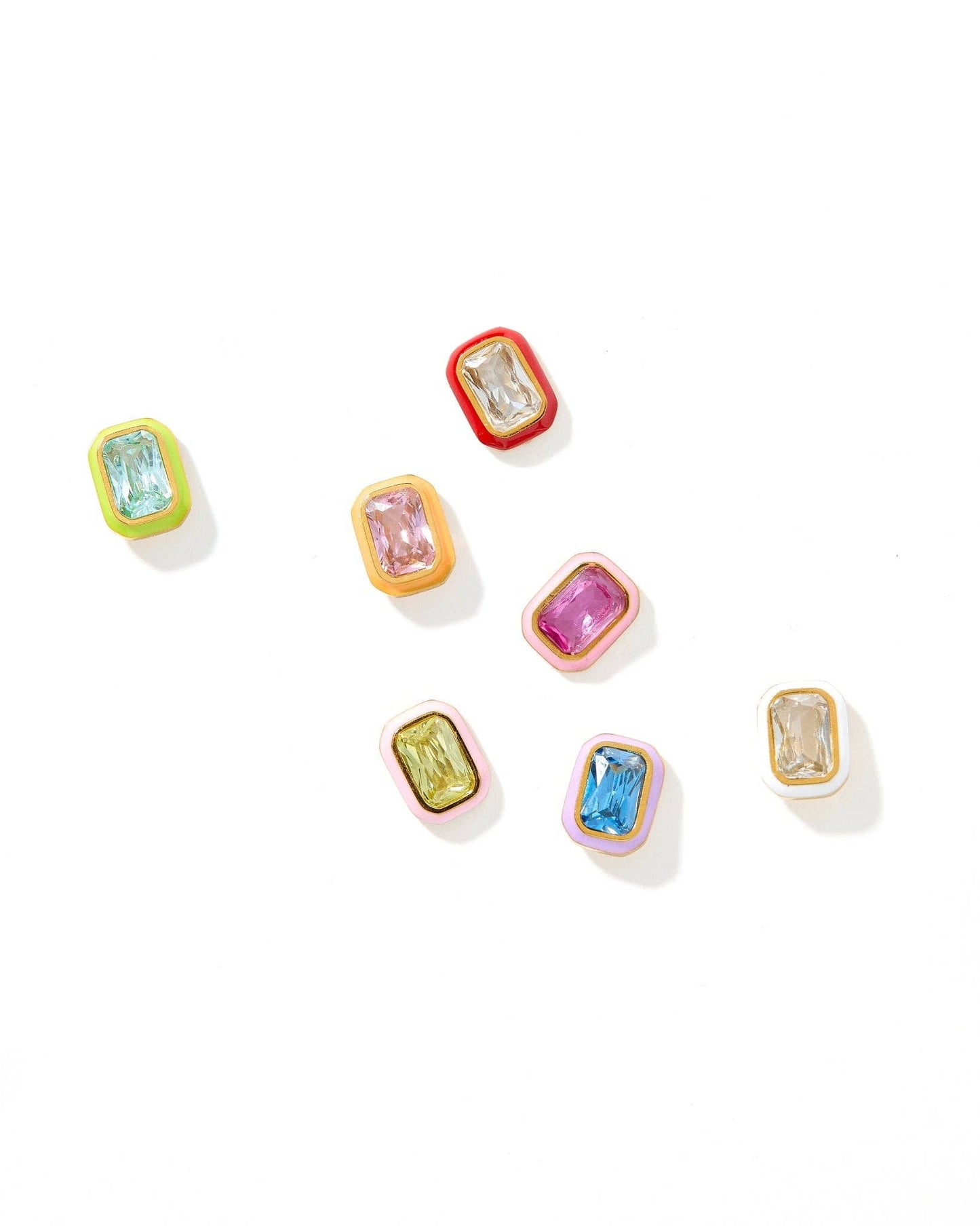 LINNY CO - Screwback Stud Earrings - Whitney Orange Sherbert