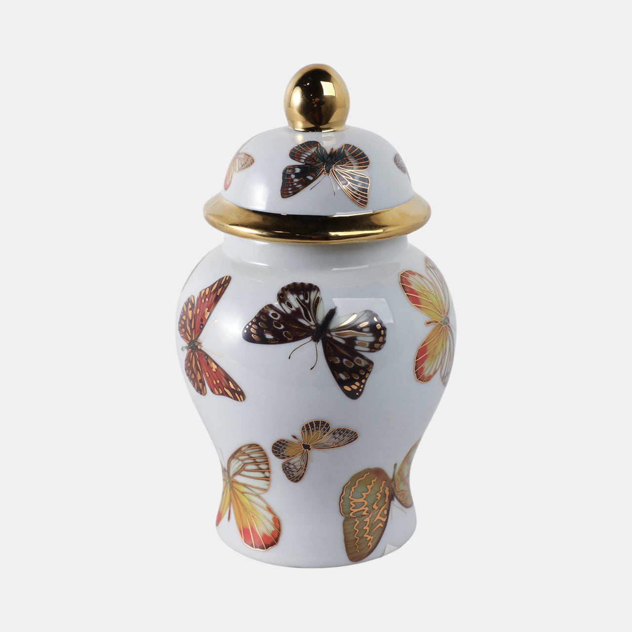 8x5” Butterflies Temple Jar