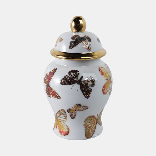 8x5” Butterflies Temple Jar