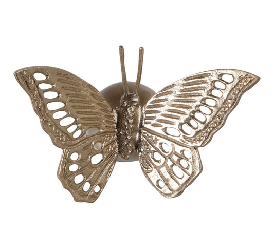 8” Clarke Butterfly Statuary (Gold/Clear)
