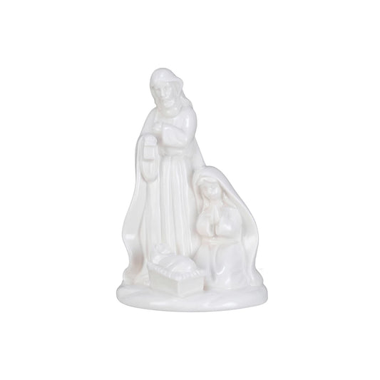 Stoneware Holy Family Figure (White) Nativity