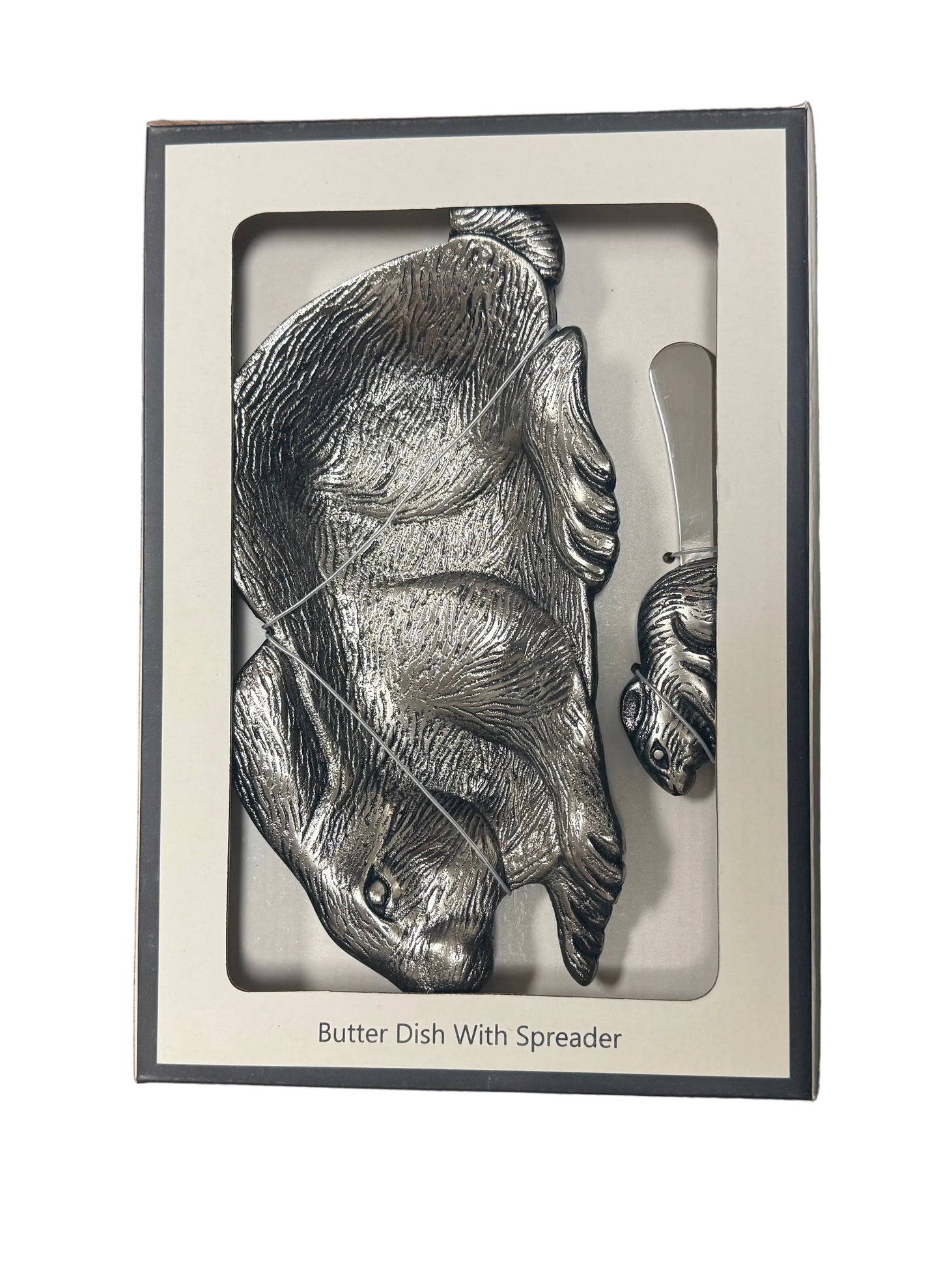Rabbit Butter Dish w\ Spreader Set