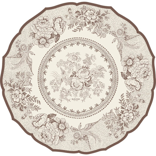 Hester & Cook Seasonal Placemats Brown Asiatic Pheasants | 12 Pack