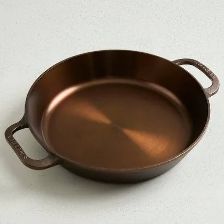 Smithey Dual Handle Cast Iron Skillet No.12