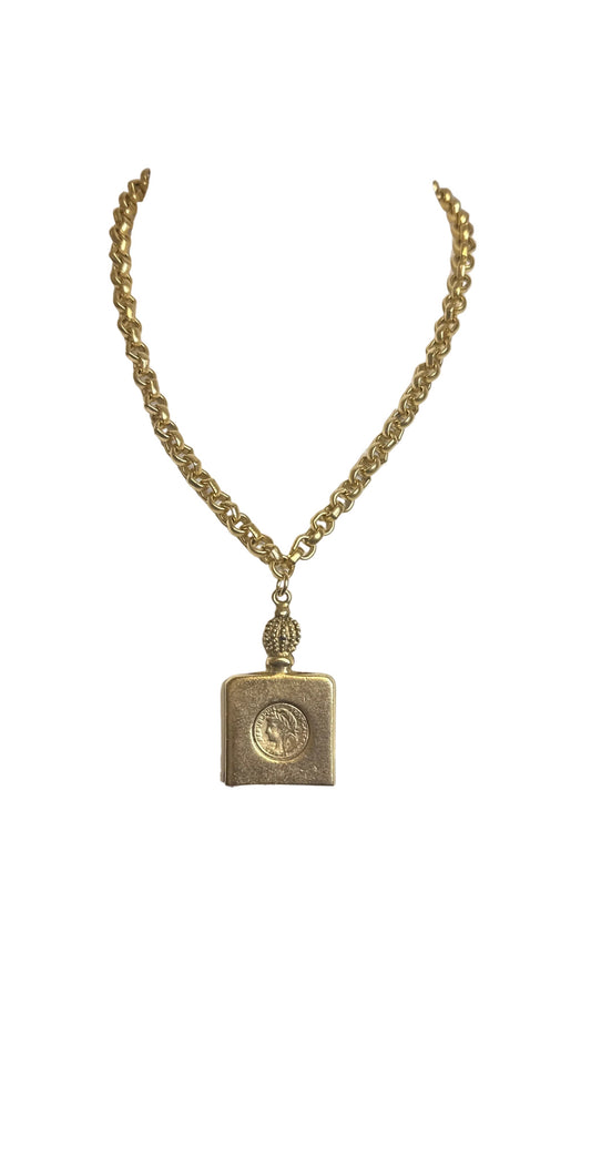 Square Mini Coin Necklace