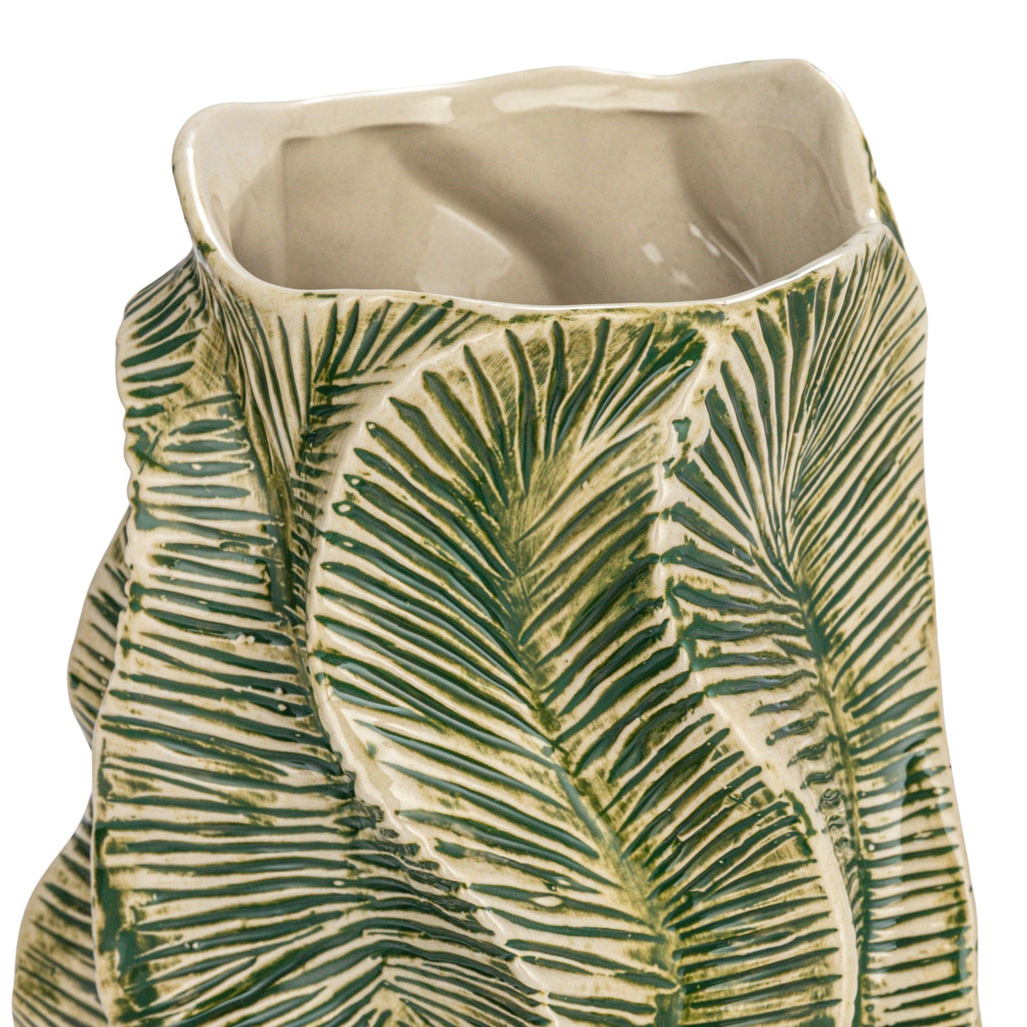 Textured Stoneware Vase