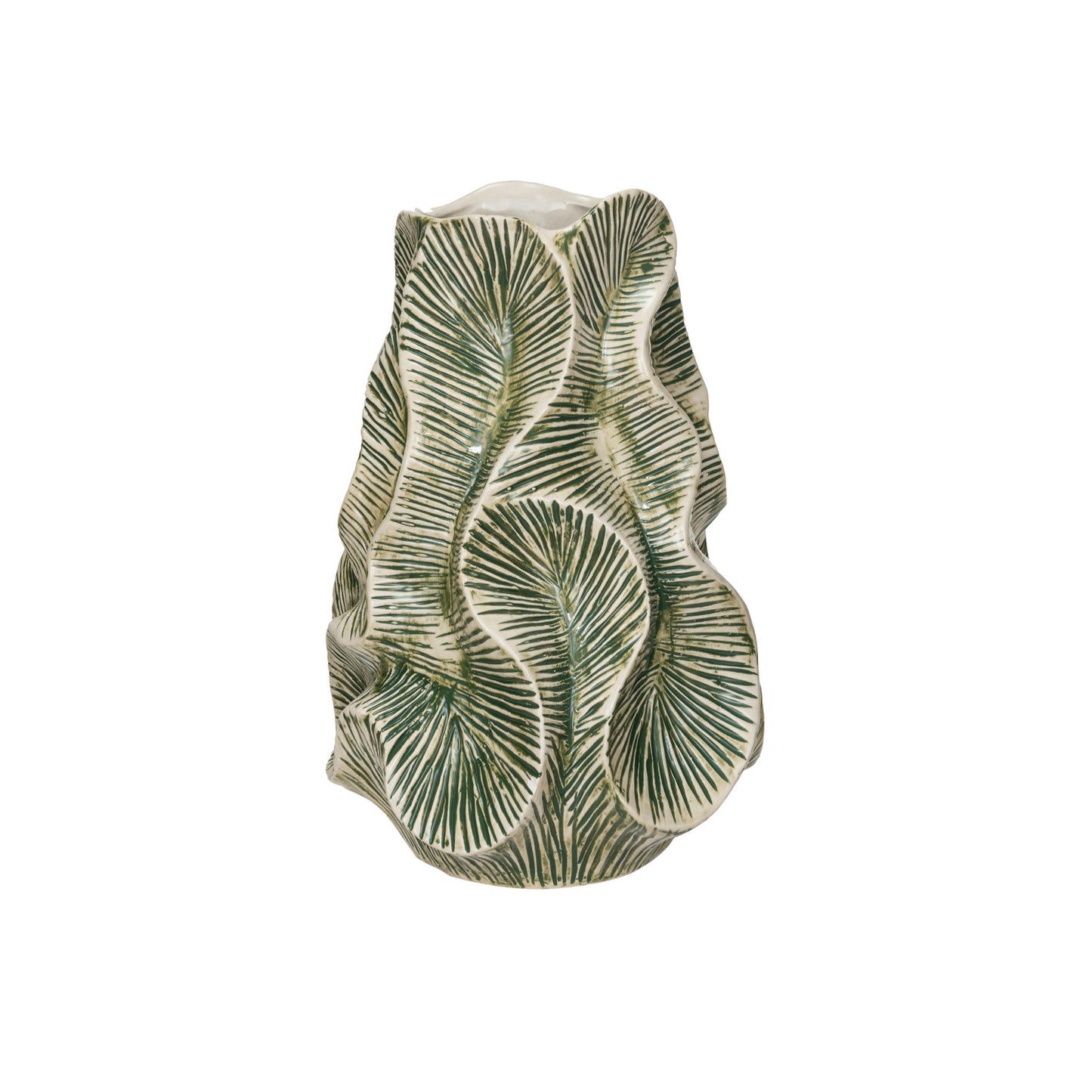 Textured Stoneware Vase