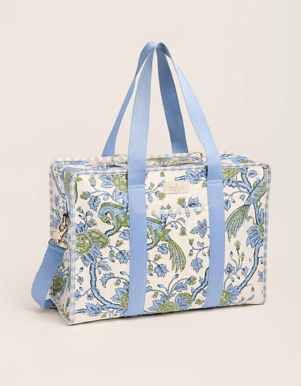 Getaway Travel Duffle Japonica Bird Green