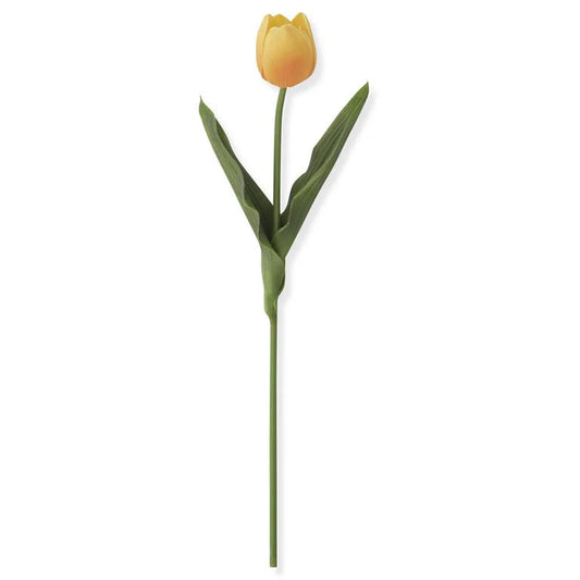 18.5” Real Touch Tulip Stem Orange-Yellow