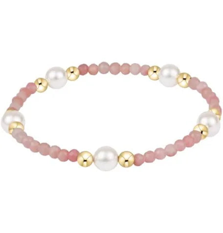 Enewton Extends Purpose Pearl 6mm Gem Bracelet Pink Opal