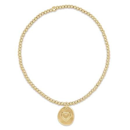 Enewton Classic Gold 2MM Love Inspire Small Disc