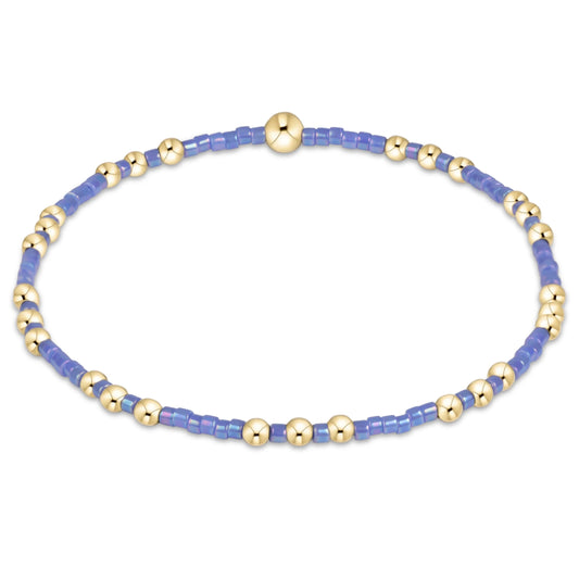 hope joy bracelet - bright blue