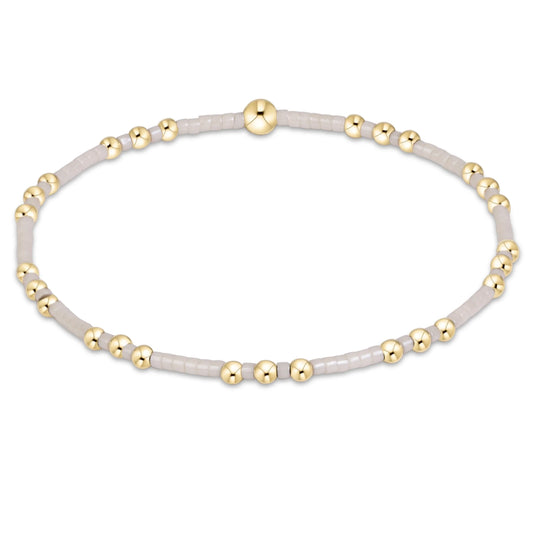hope joy bracelet - milkshake