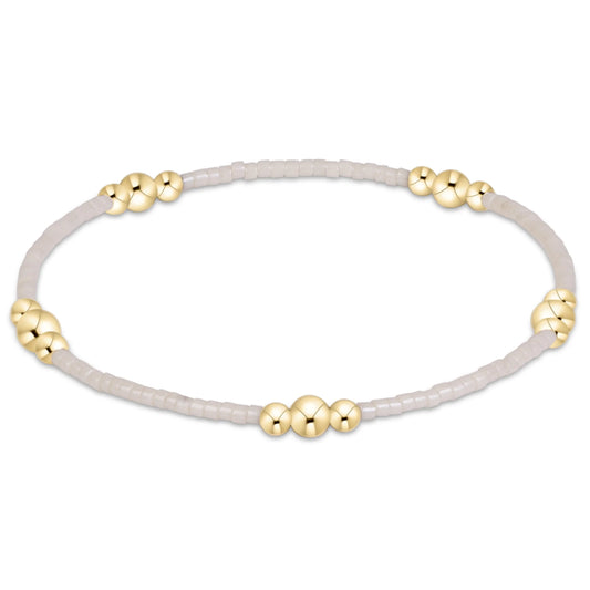 hope purpose gold bracelet - milkshake