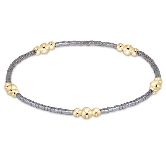 hope purpose gold bracelet - morning mist