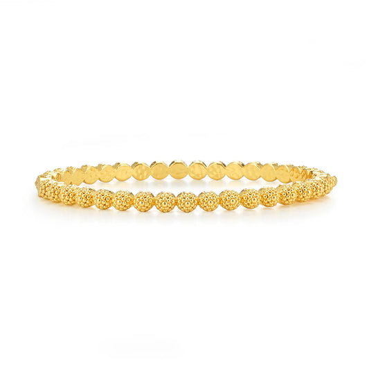 Berry Eternity Petite Hinged Bangle (S/M Gold)
