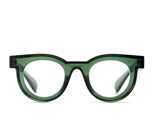 Ryan Simkhai Eyeshop - ARTI | Transparent Green| Progressive| 3.00