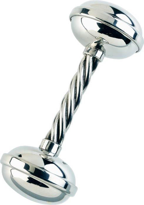 Salisbury Baby Products Twisted Handle Dumbbell Rattle