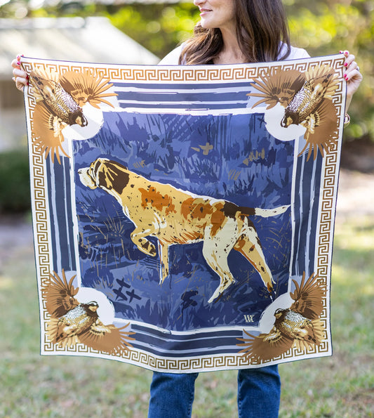 Austin Williams Scarf Pointing, Navy