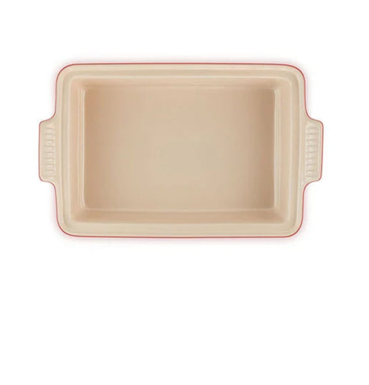Le Creuset Heritage Rectangular  Casserole Dish with Lid Volcanique Flame