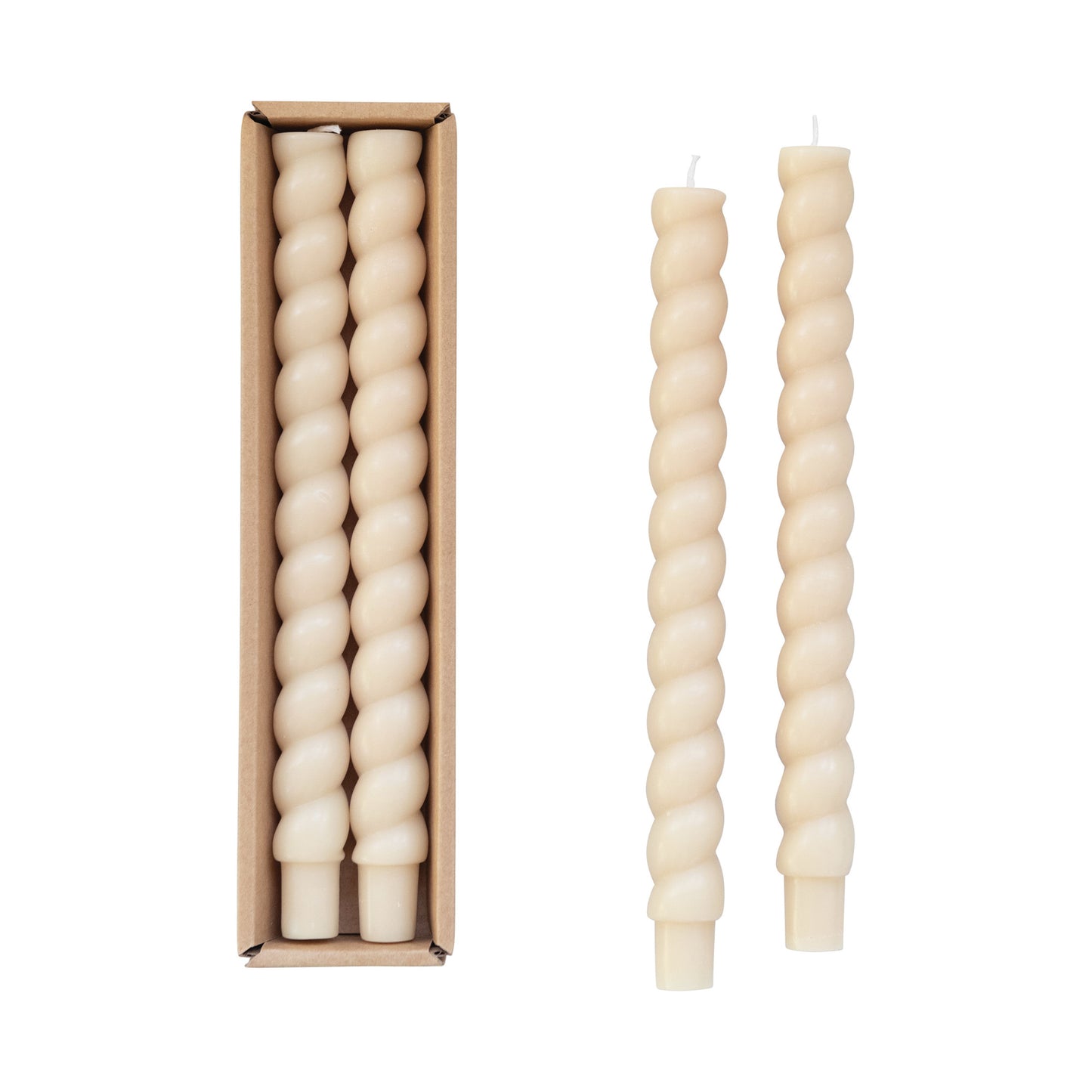 Twisted Taper Candles