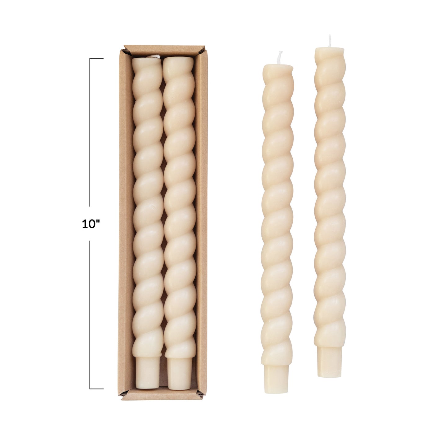 Twisted Taper Candles