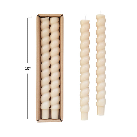 Twisted Taper Candles
