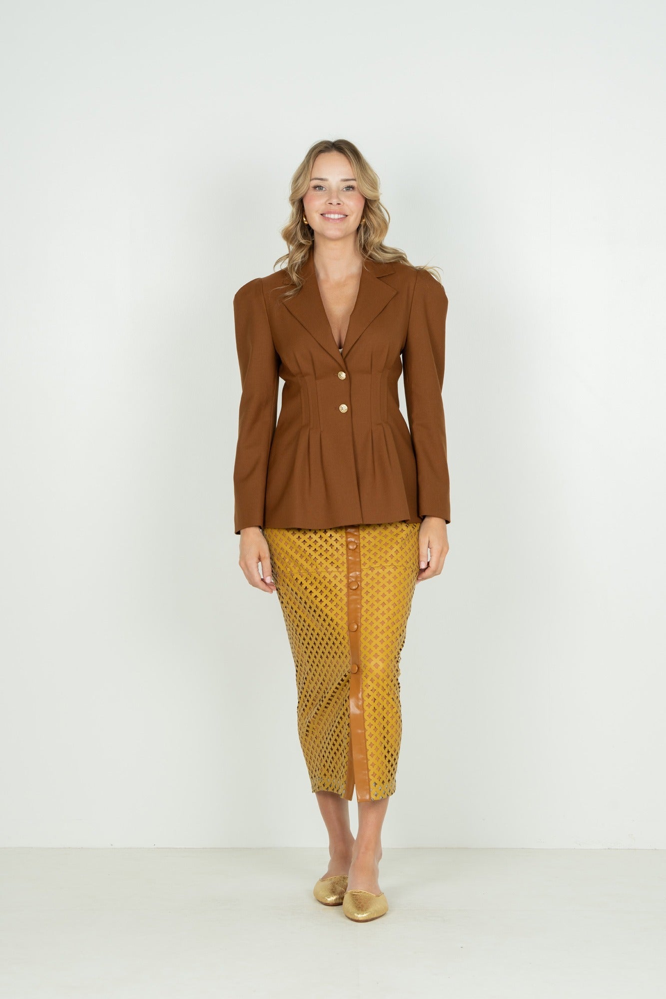Stella Blazer - Pecan