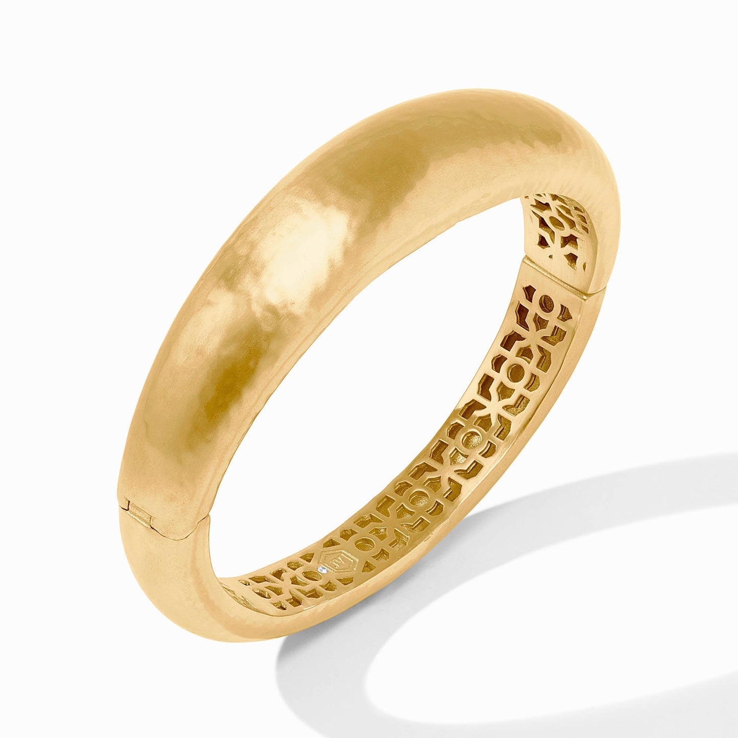 Julie Vos Catalina Demi Hinge Bangle (One Size) Gold
