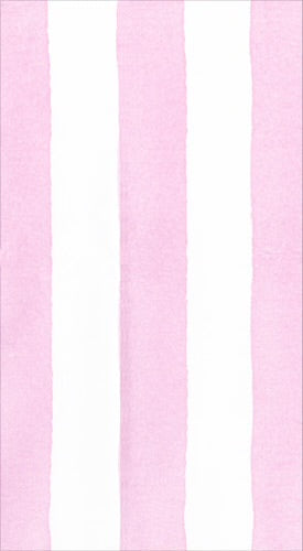 Caspari Guest Napkin/ Cafe Stripe Light Pink
