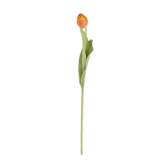 26.75” Silk w/ Real Touch Single Tulip Stem Orange