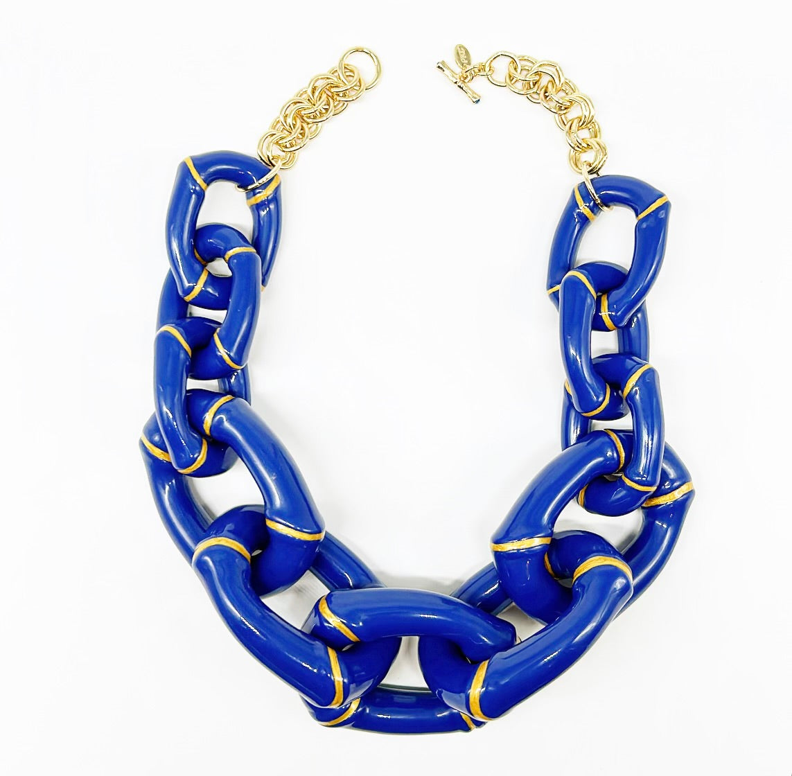 Michelle Bamboo Link Necklace