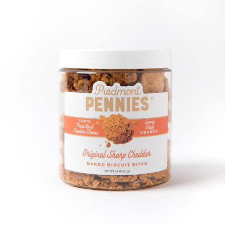 Piedmont Pennies Baked Biscuit Bites (Original Sharp Cheddar)