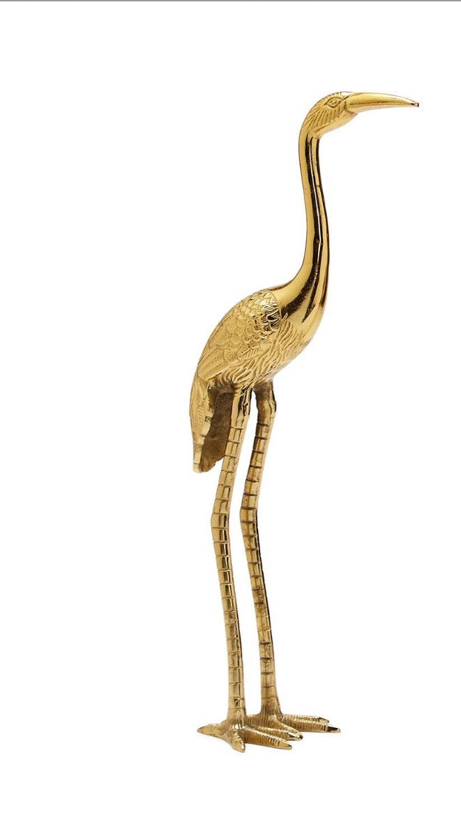 Gold Crane Sculpture (2 Styles)