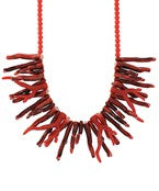 Coral Charm Necklace