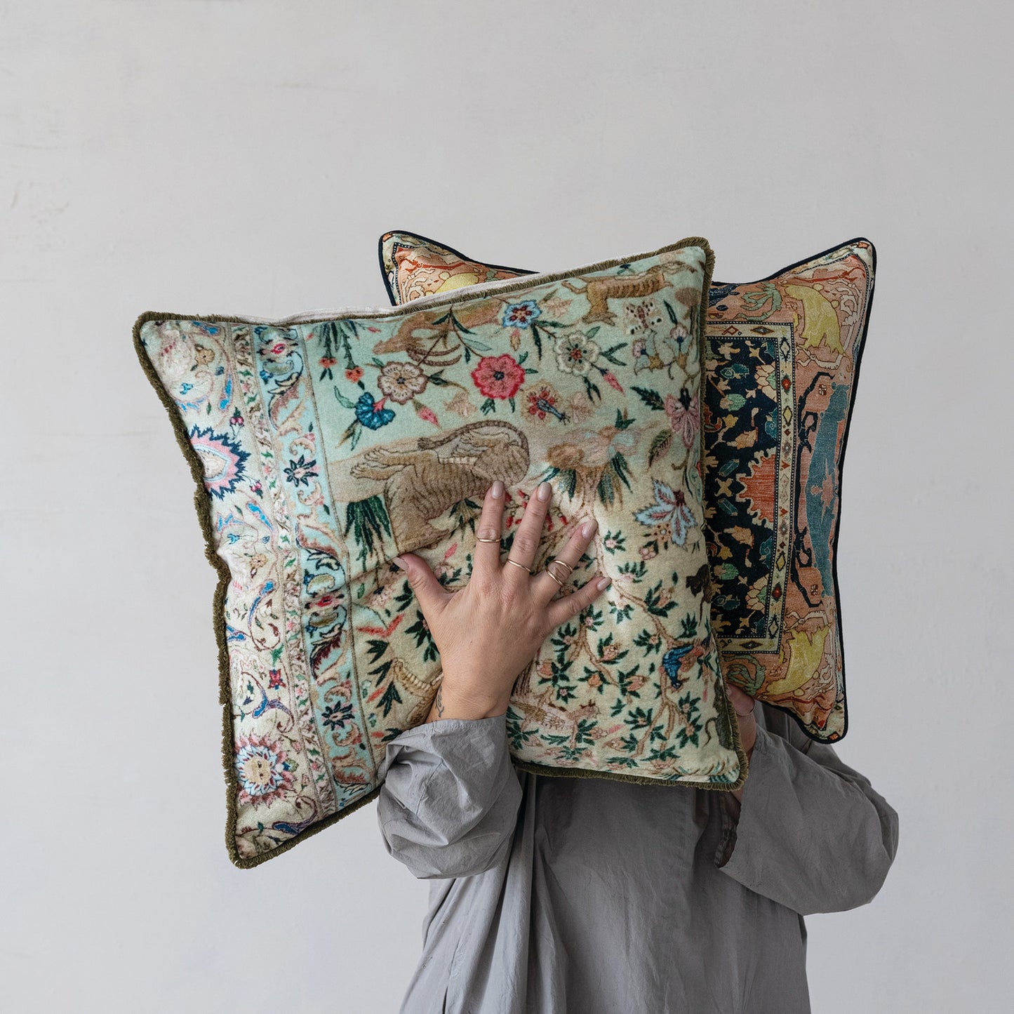 Cotton Velvet Pillow