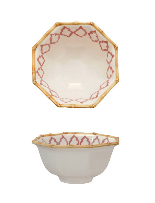 Stoneware Octagon Bowl