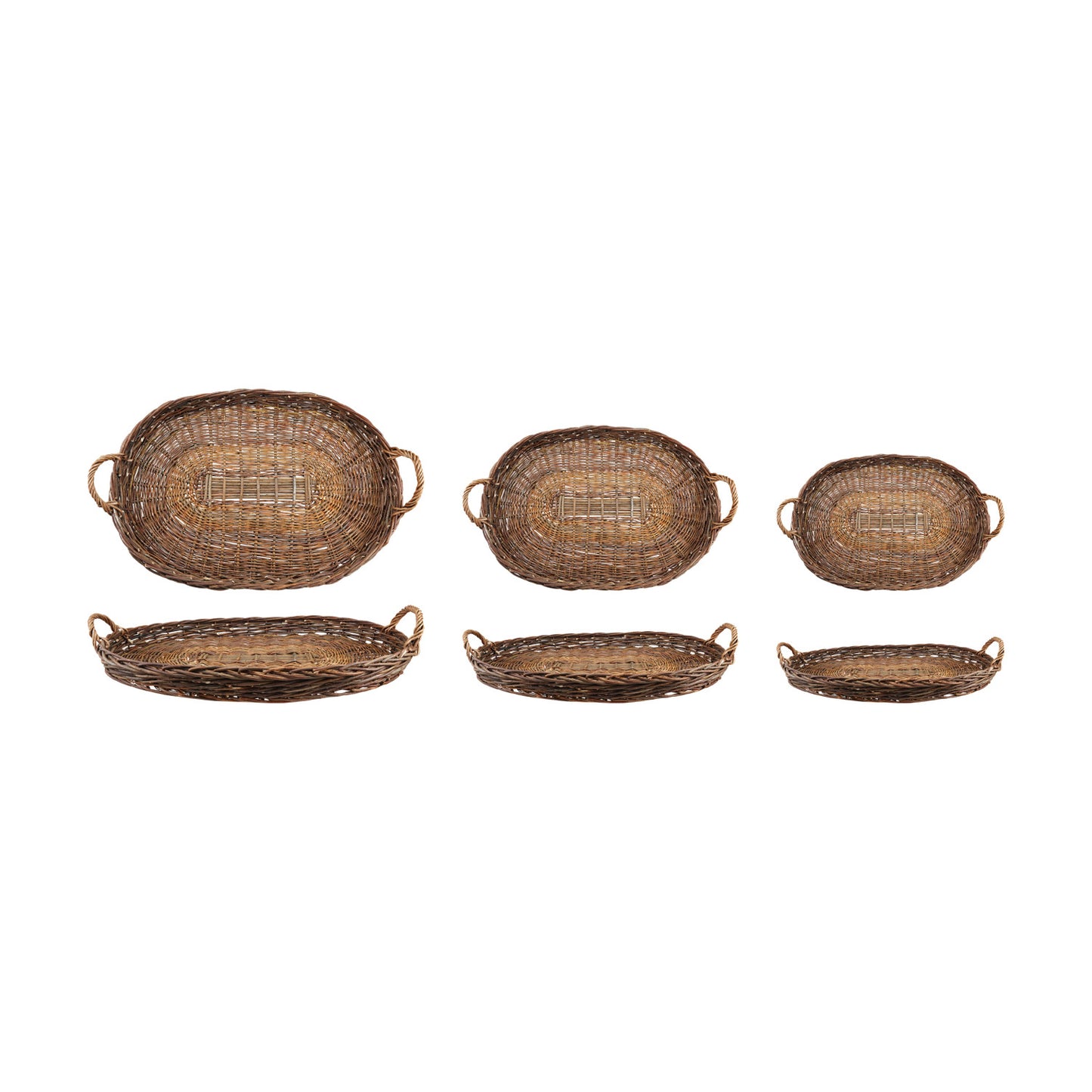 Wicker Nesting Trays