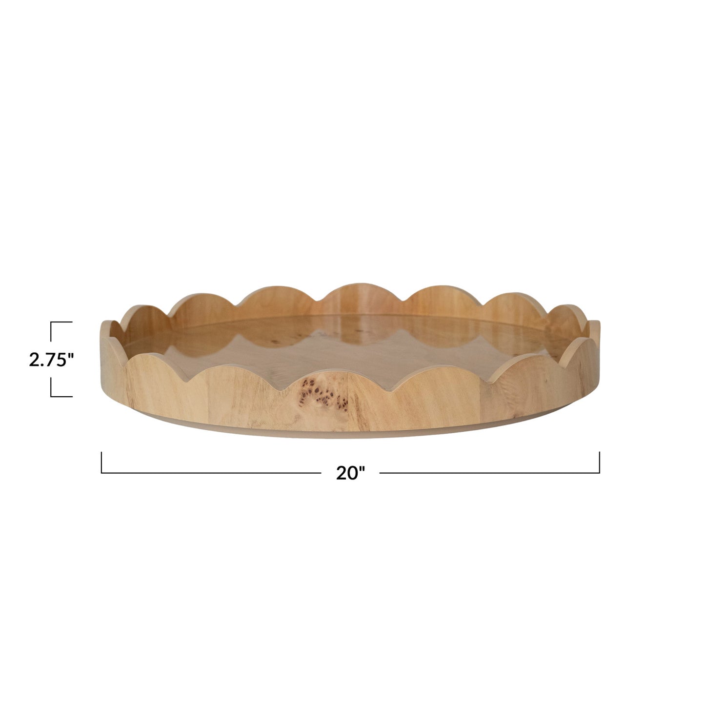 Scalloped Lazy Susan