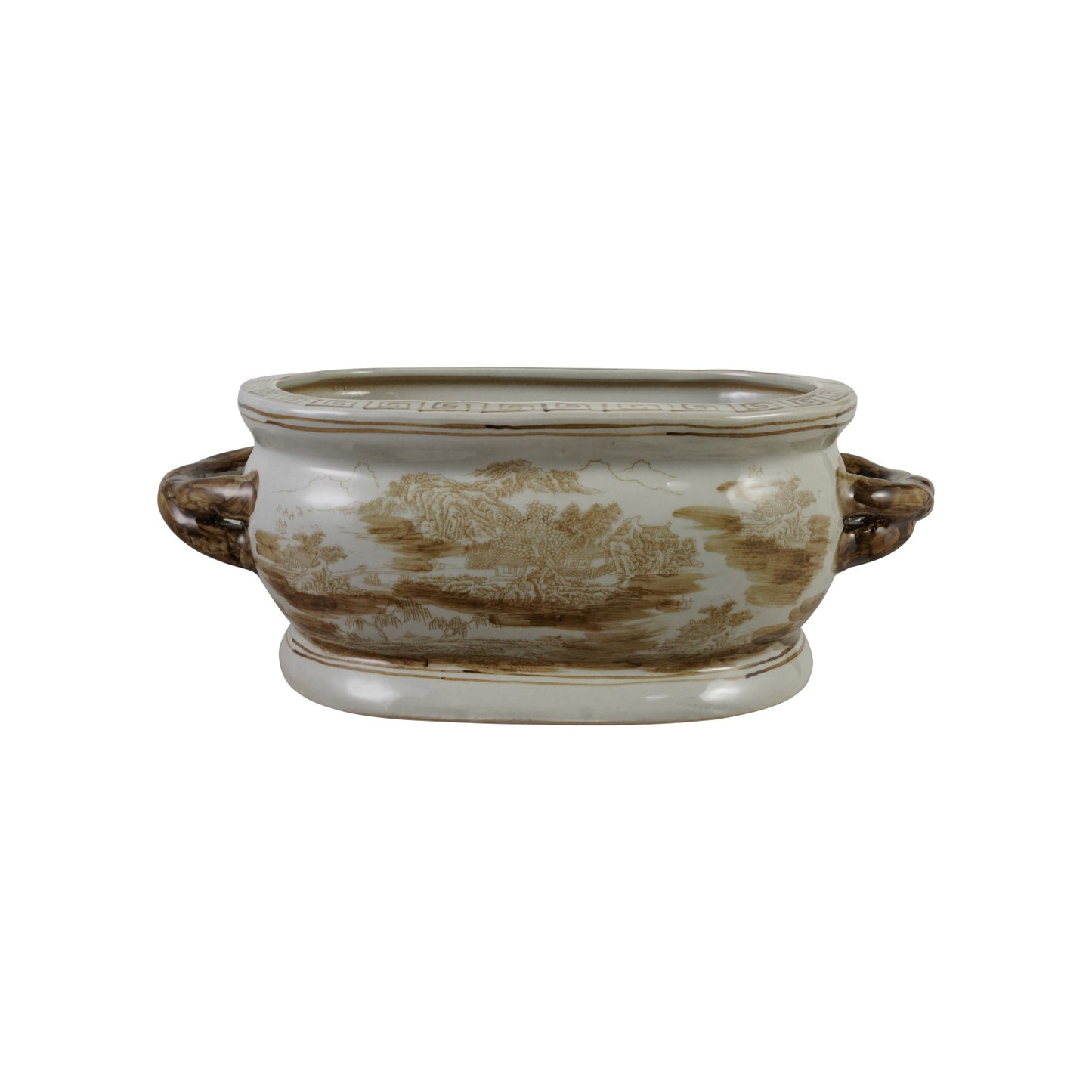 Stoneware Landscape Planter