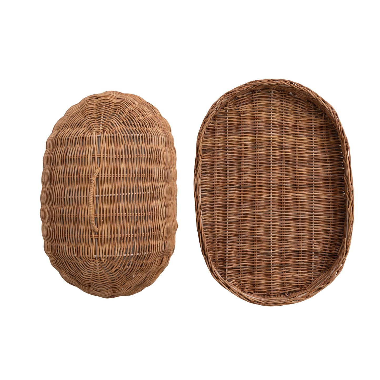 Rattan Tray and Cloche