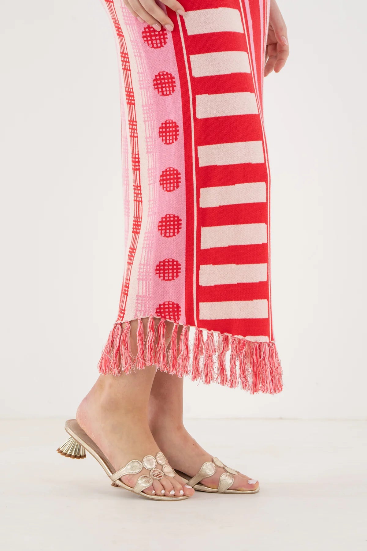 Capri Knit Skirt - Peach Jubilee
