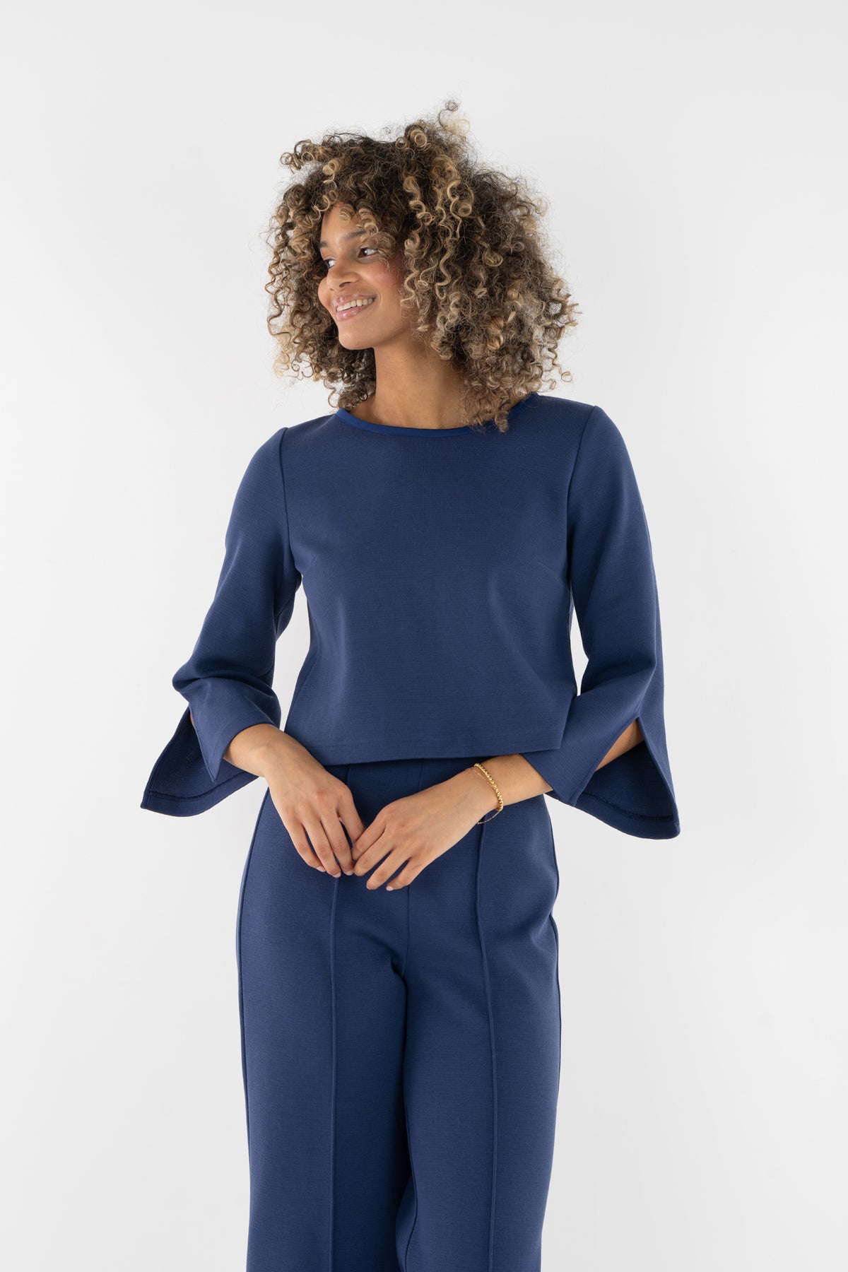 Ashley Ann Top - Twilight Blue