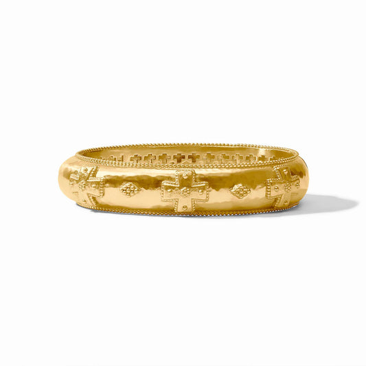 Julie Vos Canterbury Hinge Bangle Gold