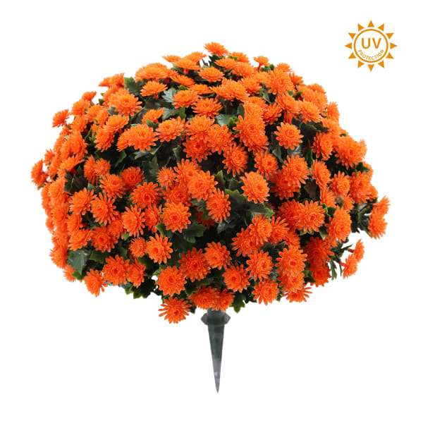Orange Mum Stake