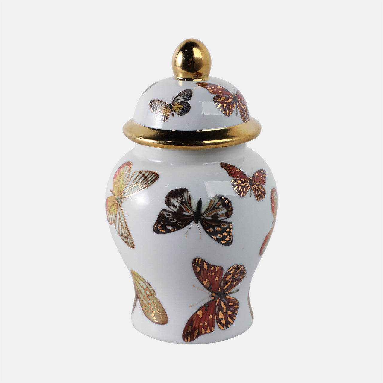 8x5” Butterflies Temple Jar