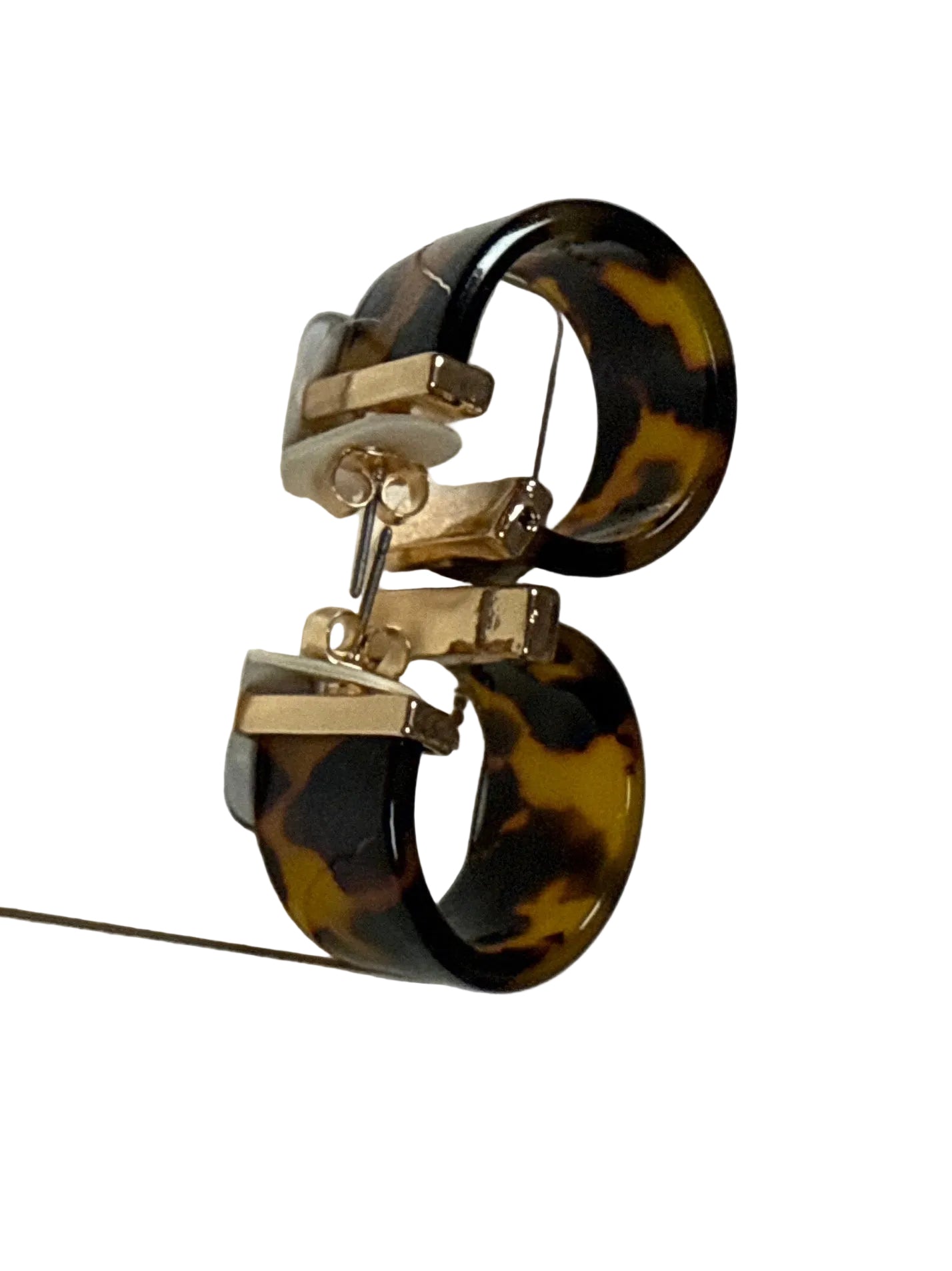 Mini Wide Tortoise Hoops