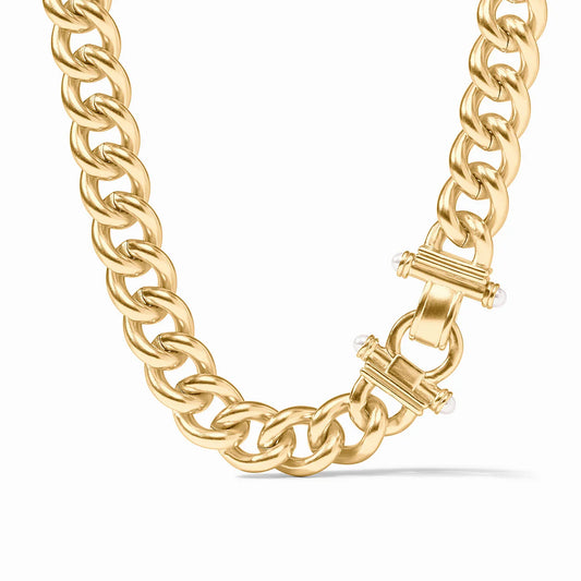 Julie Vos Dolce Demi Link Necklace in Gold