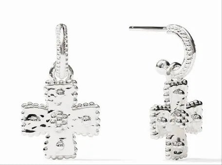 Julie Vos Malta Canterbury Hoop & Charm Earring