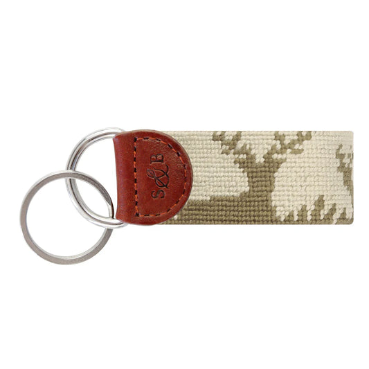 Smathers & Branson Deer Hunting (Light Khaki) Key Fob